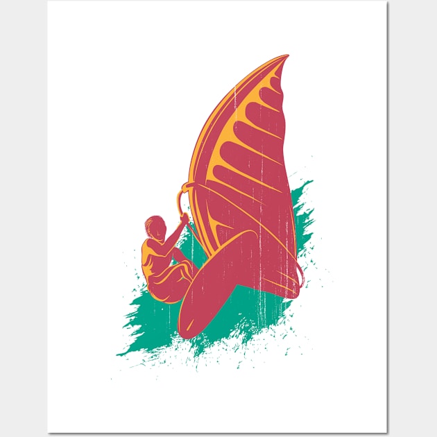 Windsurfing Wall Art by NiceIO